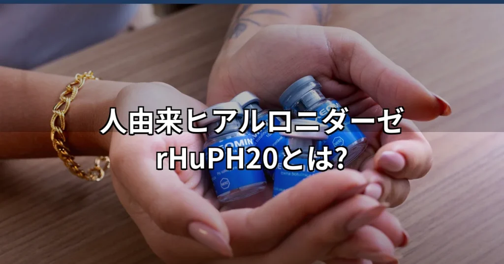 人由来ヒアルロニダーゼrHuPH20の特徴と国内・海外事情を解説
